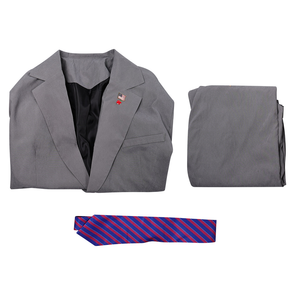 Daredevil: Born Again(2025) Kingpin Wilson Fisk Grey Suit Outfits Halloween Carnival Cosplay Costume