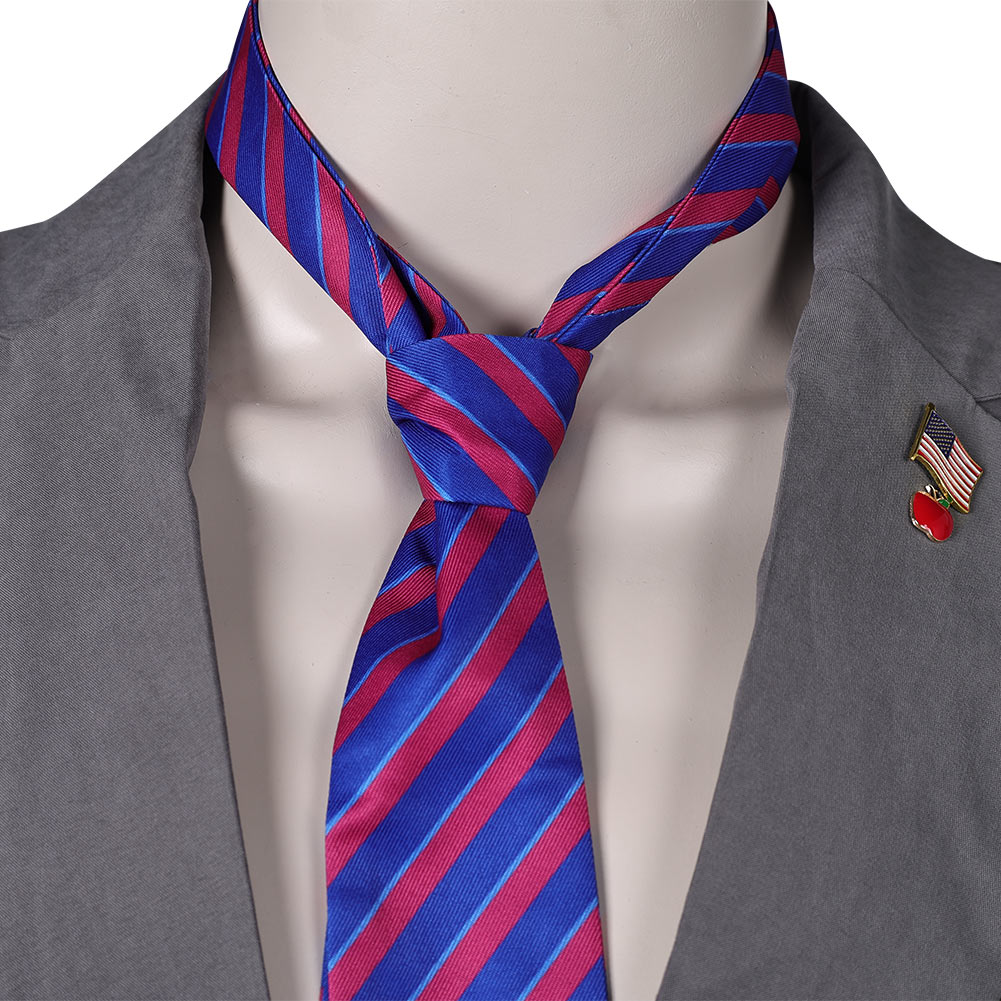 Daredevil: Born Again(2025) Kingpin Wilson Fisk Grey Suit Outfits Halloween Carnival Cosplay Costume