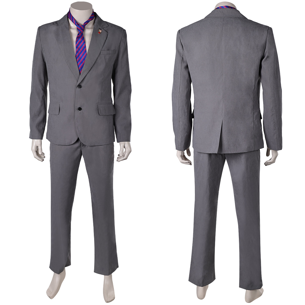 Daredevil: Born Again(2025) Kingpin Wilson Fisk Grey Suit Outfits Halloween Carnival Cosplay Costume