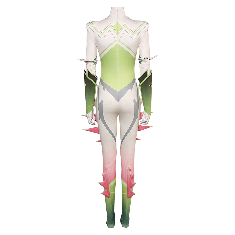 Rivals Dagger Growth & Decay Women White Jumpsuit Outfits Halloween Carnival Party Cosplay Costume