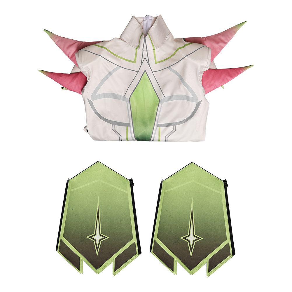 Rivals Dagger Growth & Decay Women White Jumpsuit Outfits Halloween Carnival Party Cosplay Costume