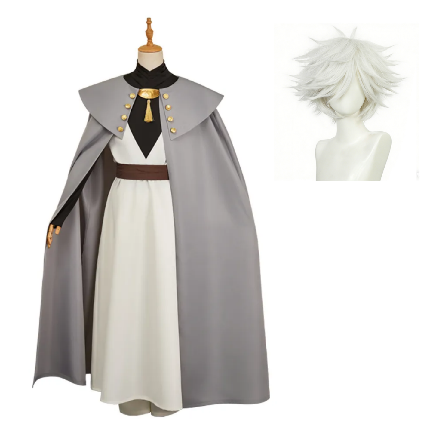 Tongari Boushi no Atelier Qifrey Grey Cosplay Costume Outfits Halloween Carnival Suit