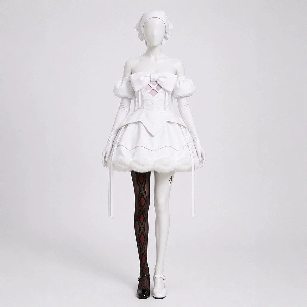 Alien Stage Sua Women White Dress Halloween Carnival Cosplay Costume