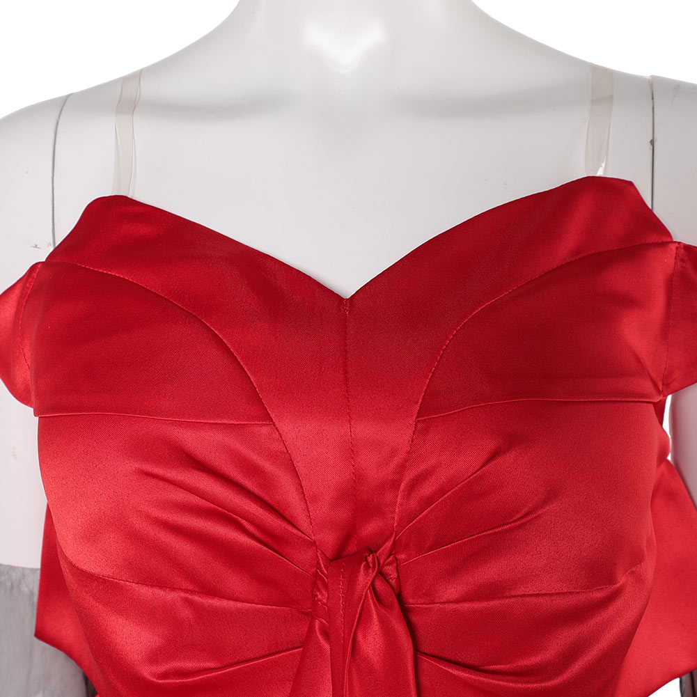 Freakier Friday Anna Coleman Red Gown Set Halloween Carnival Party Cosplay Costume