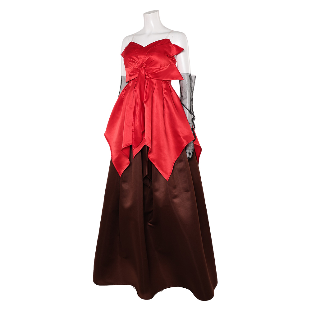 Freakier Friday Anna Coleman Red Gown Set Halloween Carnival Party Cosplay Costume