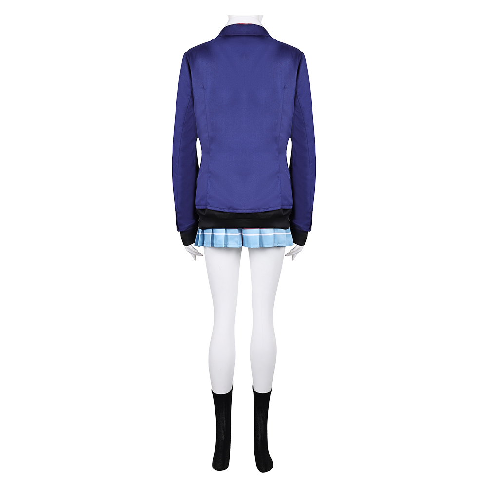 My Dress-Up Darling Kitagawa Marin Blue School Uniform Halloween Carnival Party Cosplay Costume