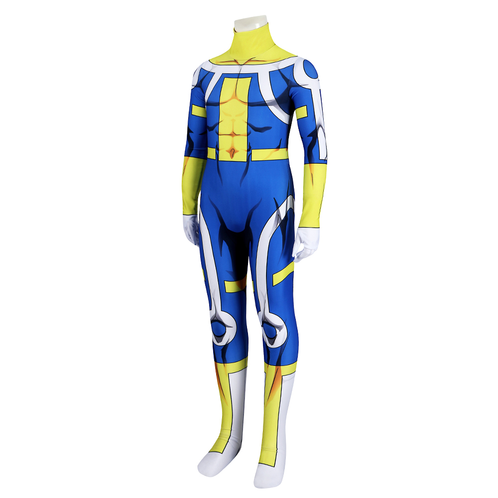 Invincible The Immortal Kids Children Blue Jumpsuits Halloween Carnival Party Cosplay Costume