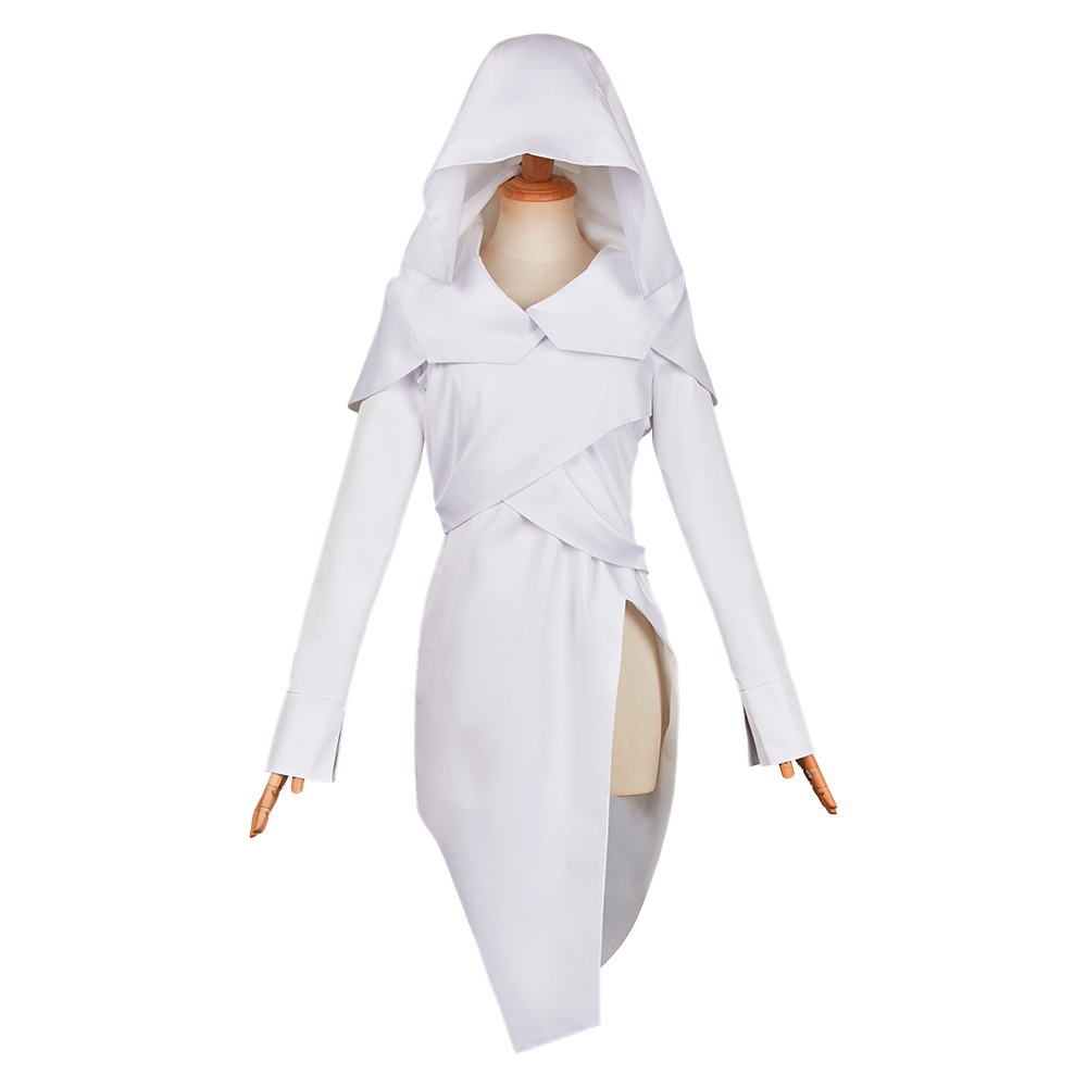 Arcane: League of Legends Season 2 Mel White Cloak Dress Outfits Halloween Carnival Cosplay Costume