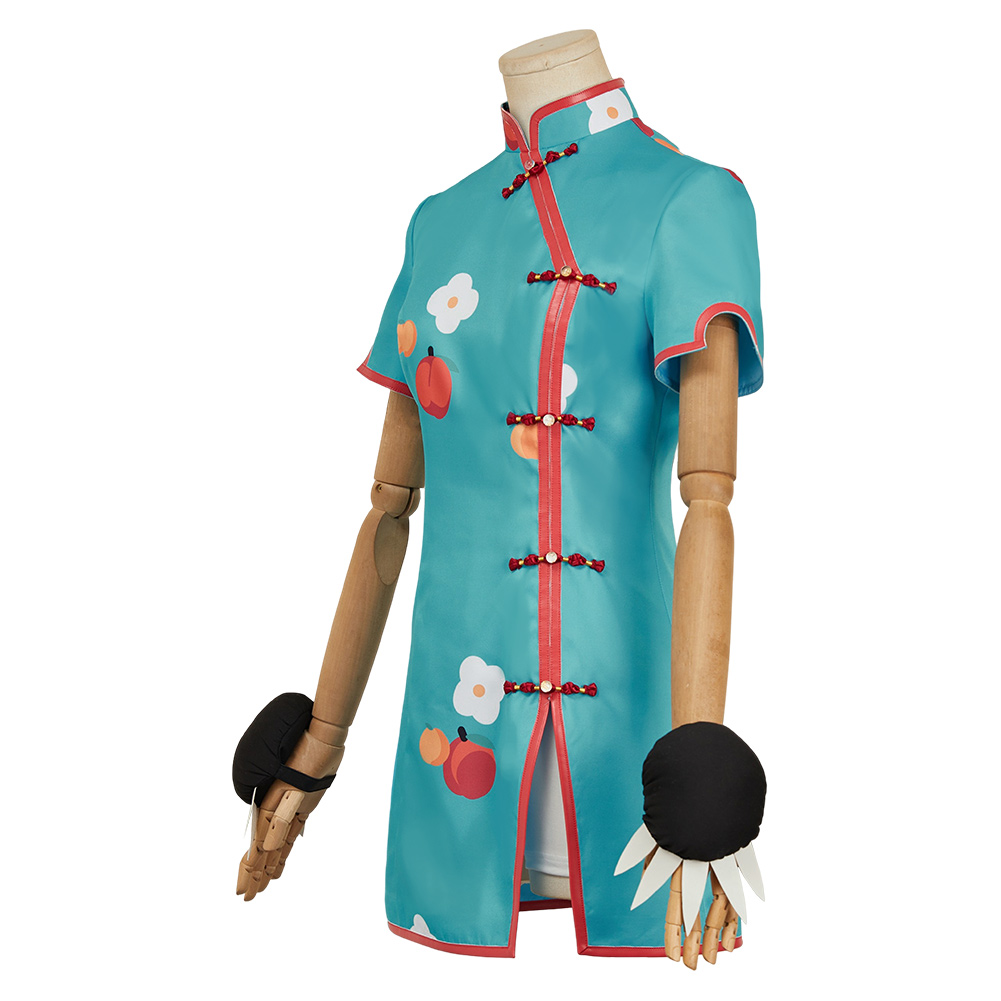 Toilet-bound Hanako-kun (2025) Nene Yashiro Green Cheongsam Outfits Halloween Cosplay Costume