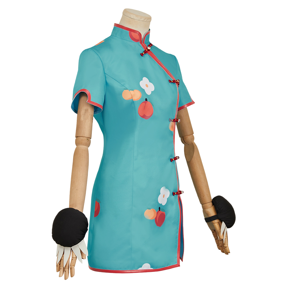 Toilet-bound Hanako-kun (2025) Nene Yashiro Green Cheongsam Outfits Halloween Cosplay Costume