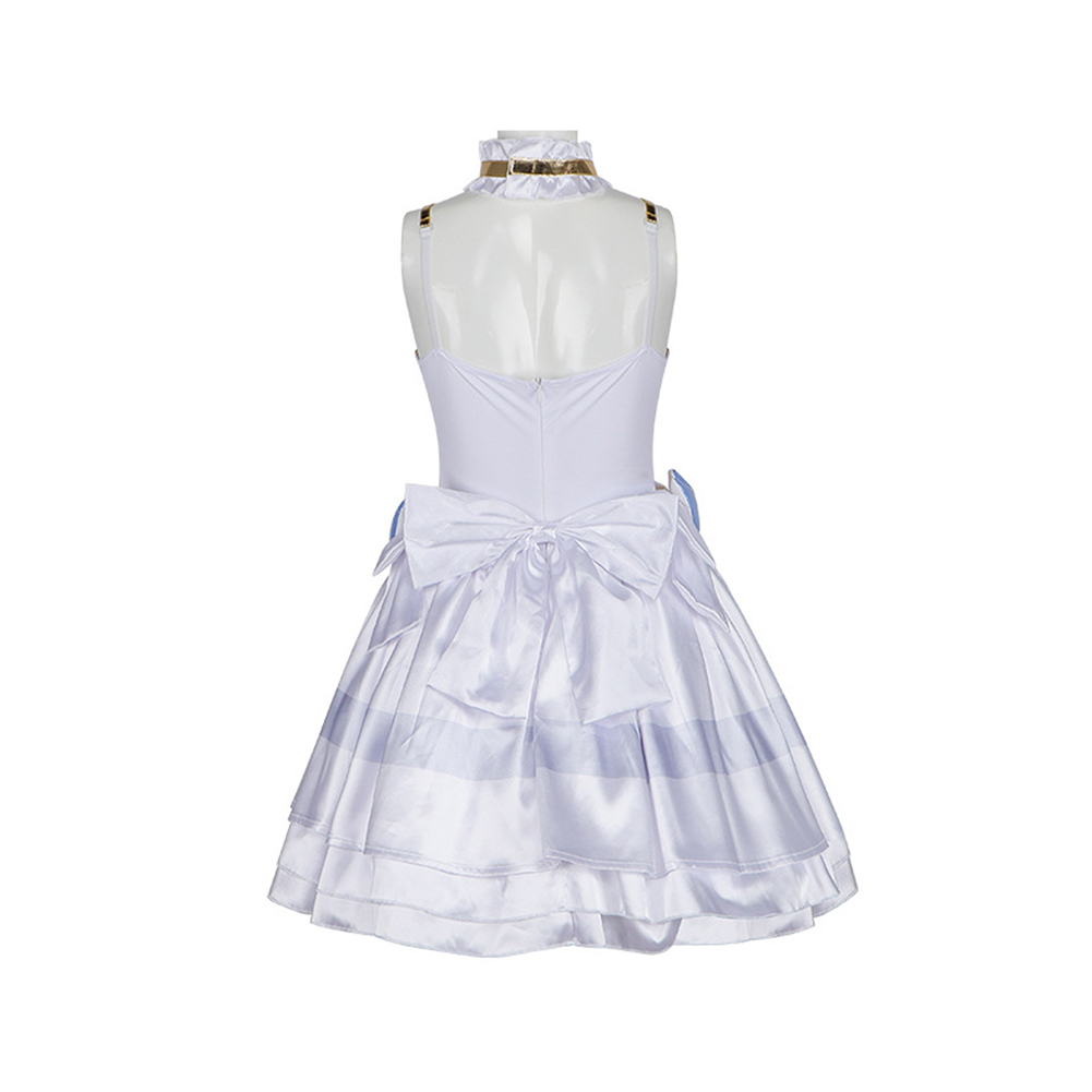 Panty & Stocking Stocking Angel Form White Dress Halloween Carnival Party Cosplay Costume