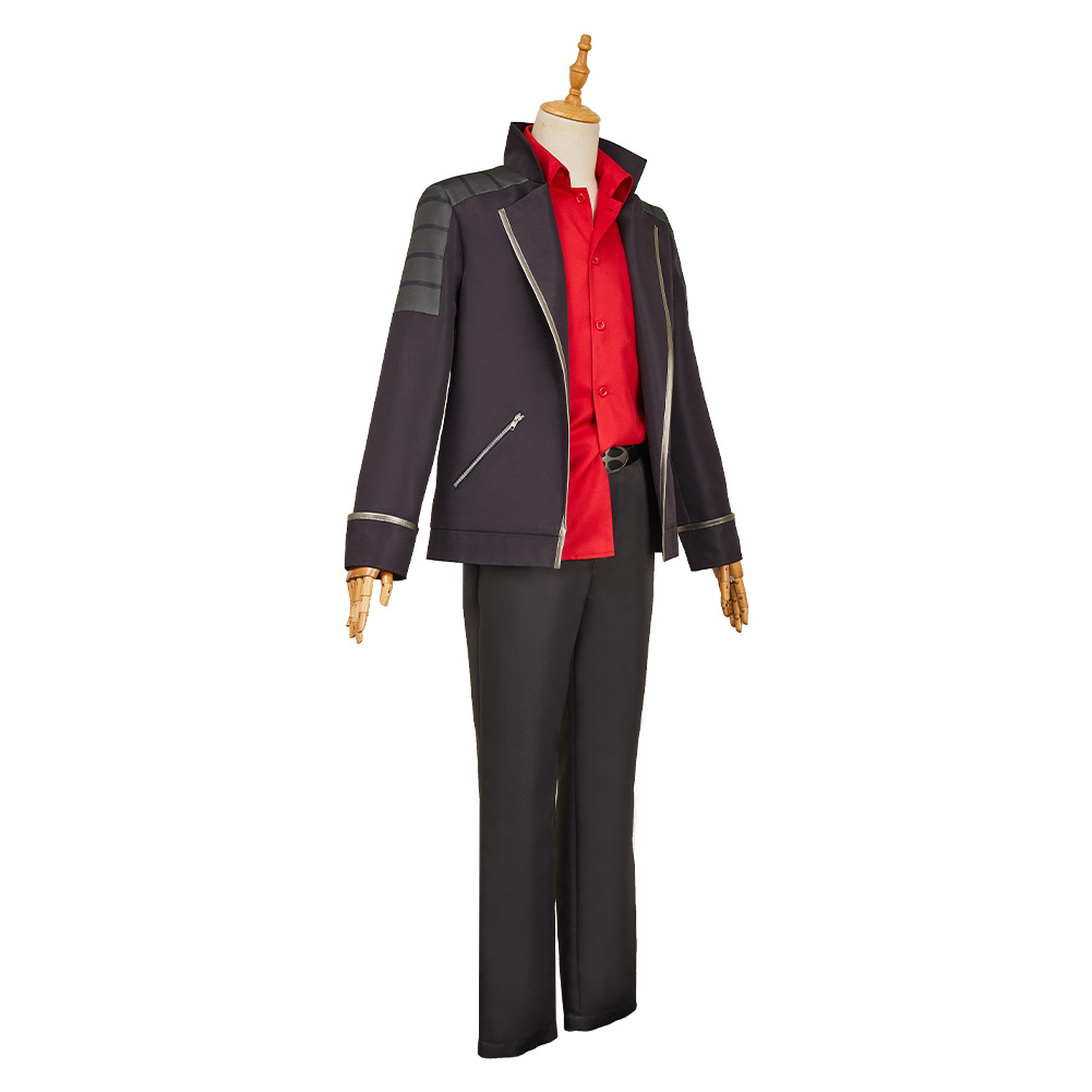 LAZARUS(2025) Axel Men Black Jacket Set Outfits Halloween Carnival Cosplay Costume