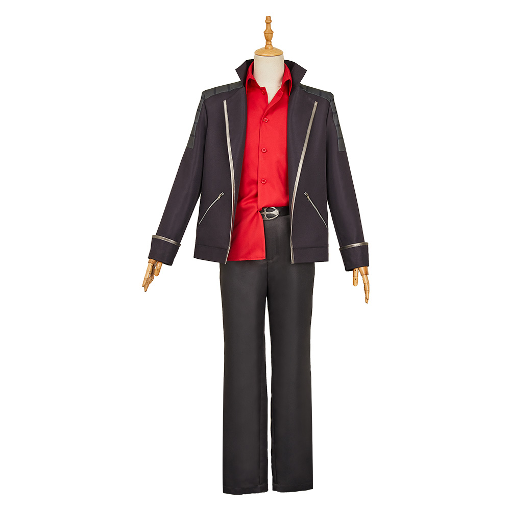 LAZARUS(2025) Axel Men Black Jacket Set Outfits Halloween Carnival Cosplay Costume