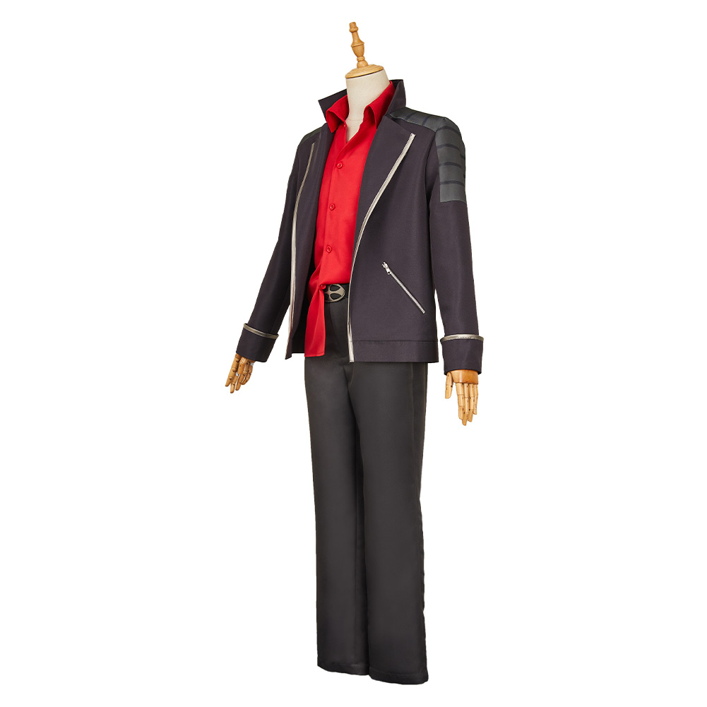 LAZARUS(2025) Axel Men Black Jacket Set Outfits Halloween Carnival Cosplay Costume