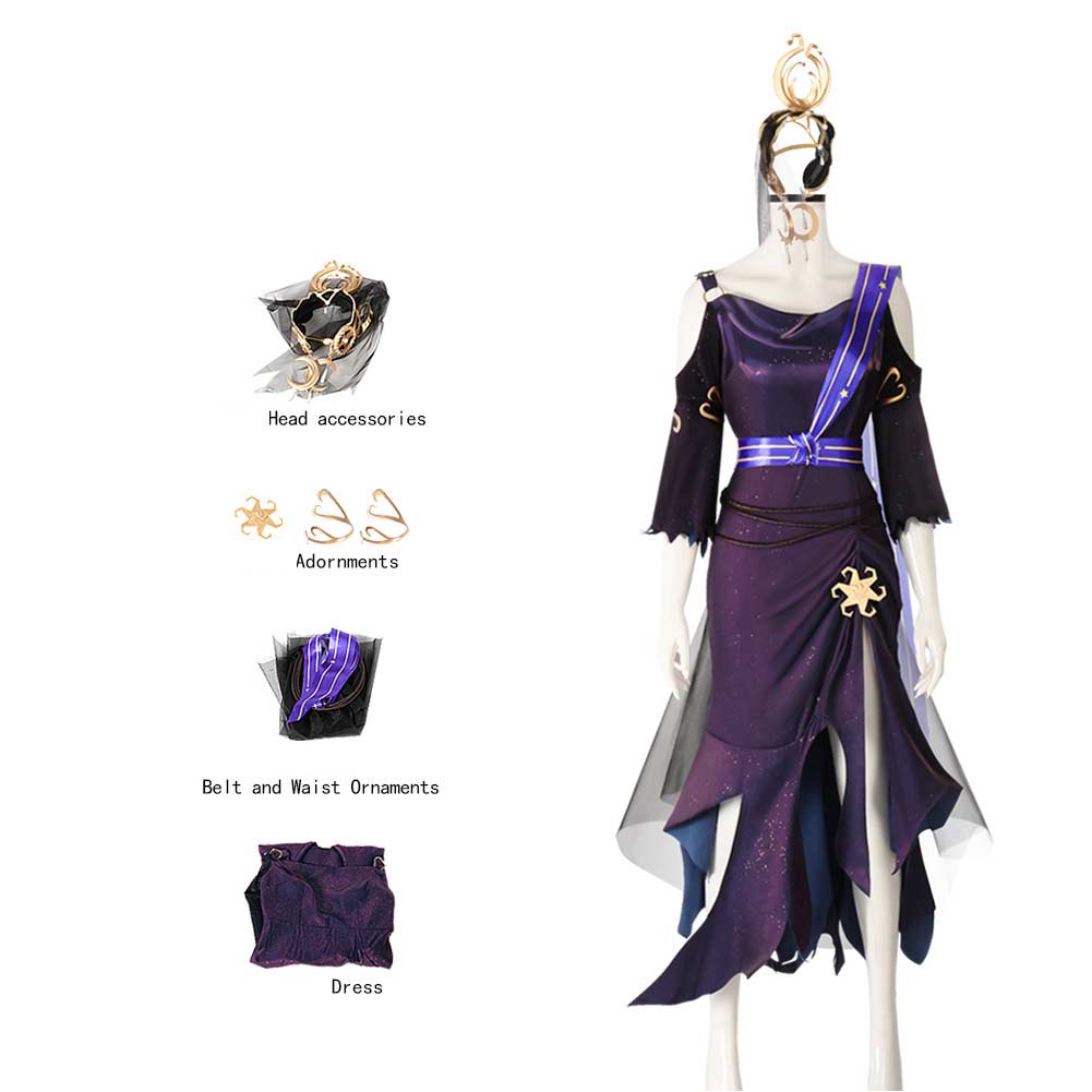 Identity V PriestessThe Envoy of Yog-Sothoth Dress Outfits Halloween Carnival Cosplay Costume
