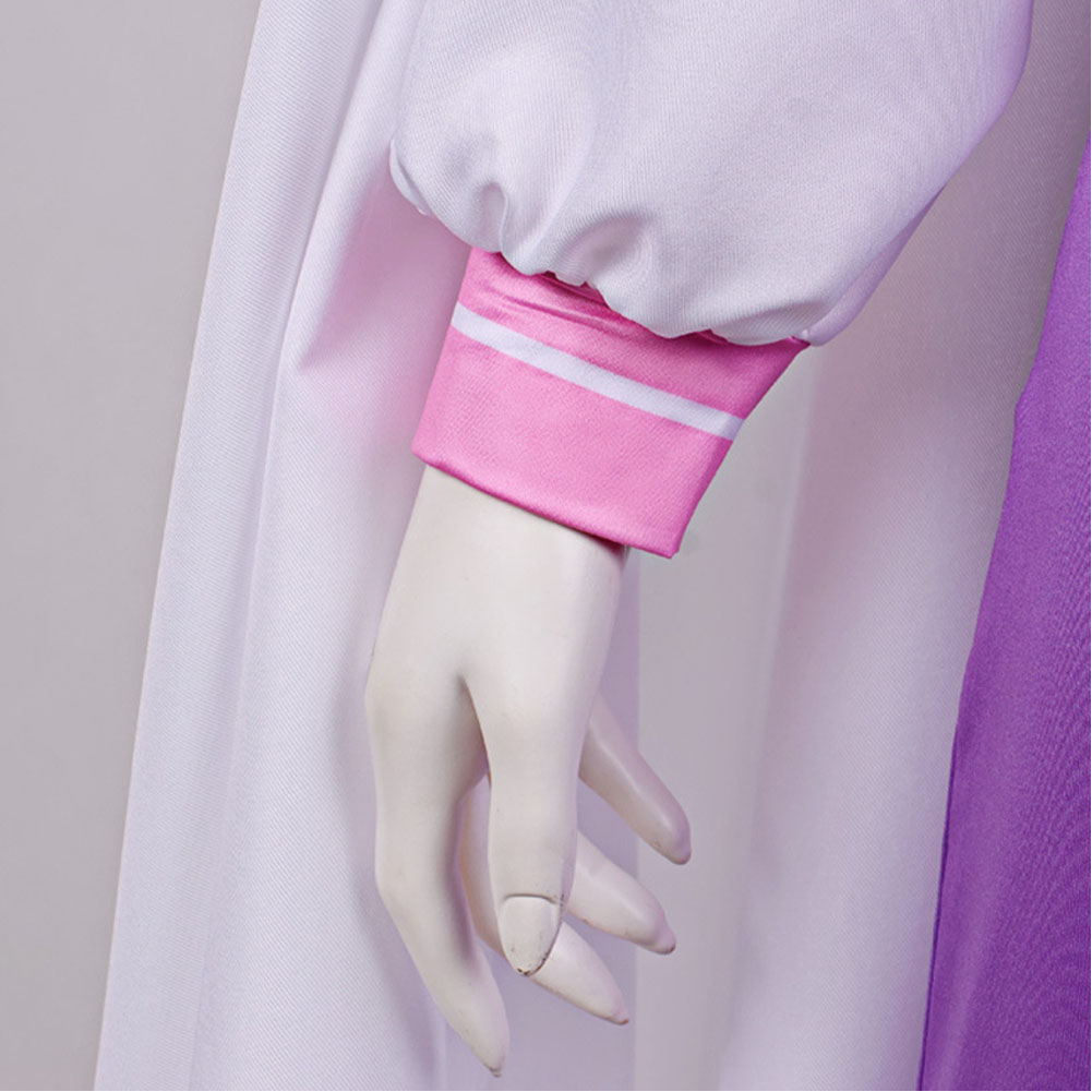 Emilia Women Purple Jumpsuit With Cloak Outfits Halloween Carnival Cosplay Costume