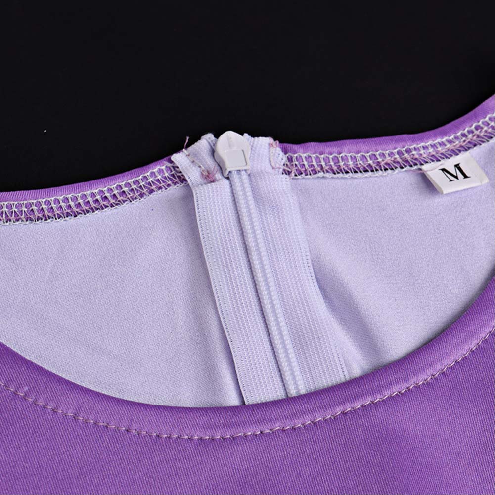 Emilia Women Purple Jumpsuit With Cloak Outfits Halloween Carnival Cosplay Costume