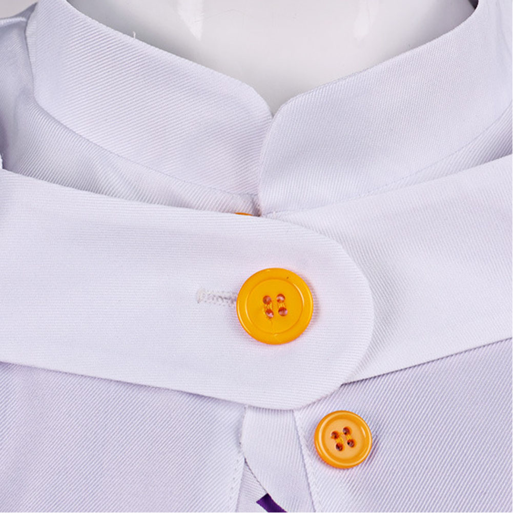 Emilia Women Purple Jumpsuit With Cloak Outfits Halloween Carnival Cosplay Costume