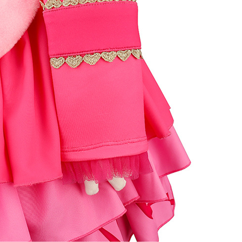 Descendants Pink Kids Children Pink Dress Outfits Halloween Carnival Cosplay Costume