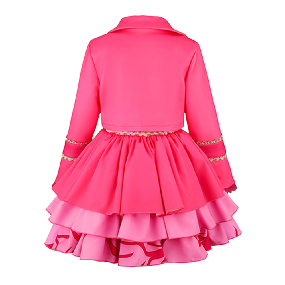 Descendants Pink Kids Children Pink Dress Outfits Halloween Carnival Cosplay Costume