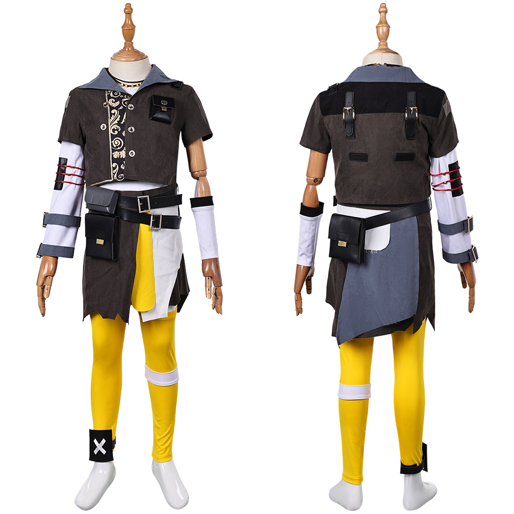 Arcane: League of Legends Isha Kids Children Outfits Halloween Carnival Cosplay Costume