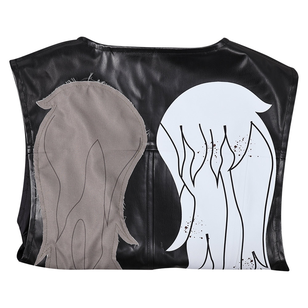 The Walking Dead: Daryl Dixon Daryl Dixon Black Leather Vest Outfits Halloween Cosplay Costume