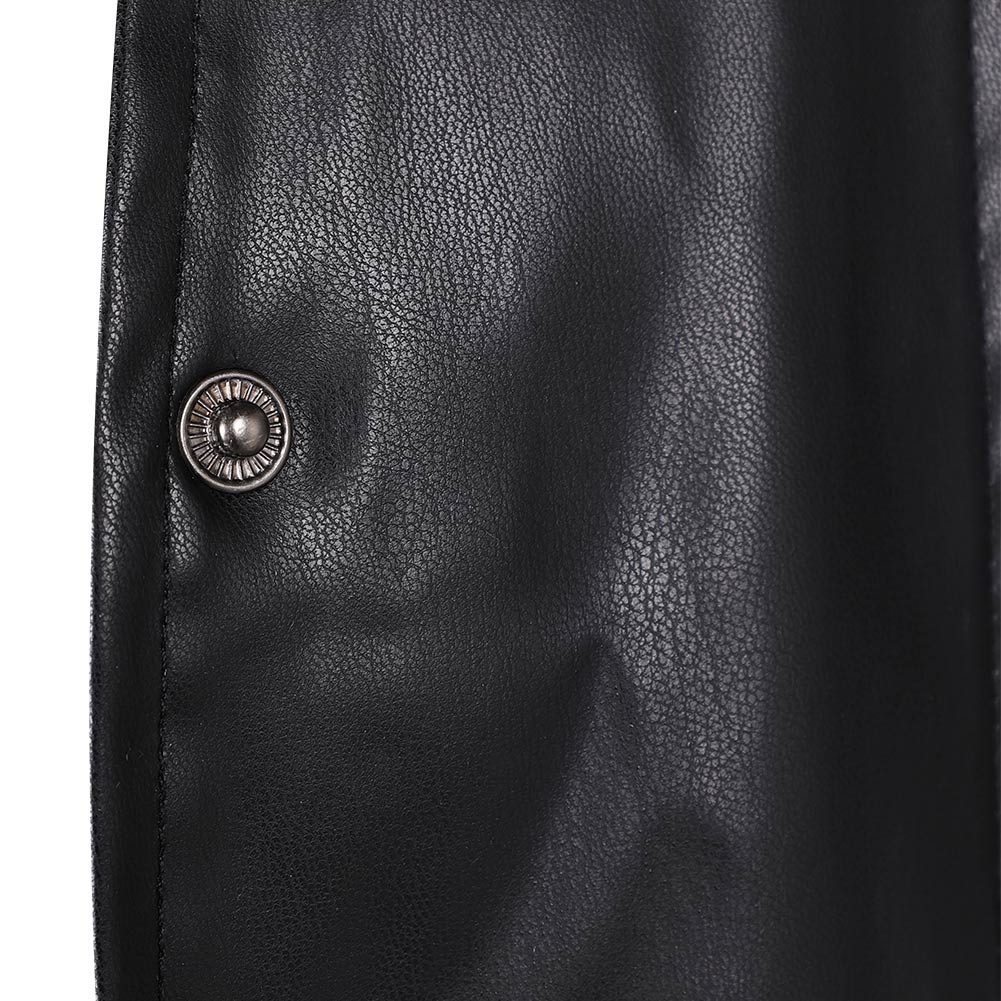 The Walking Dead: Daryl Dixon Daryl Dixon Black Leather Vest Outfits Halloween Cosplay Costume