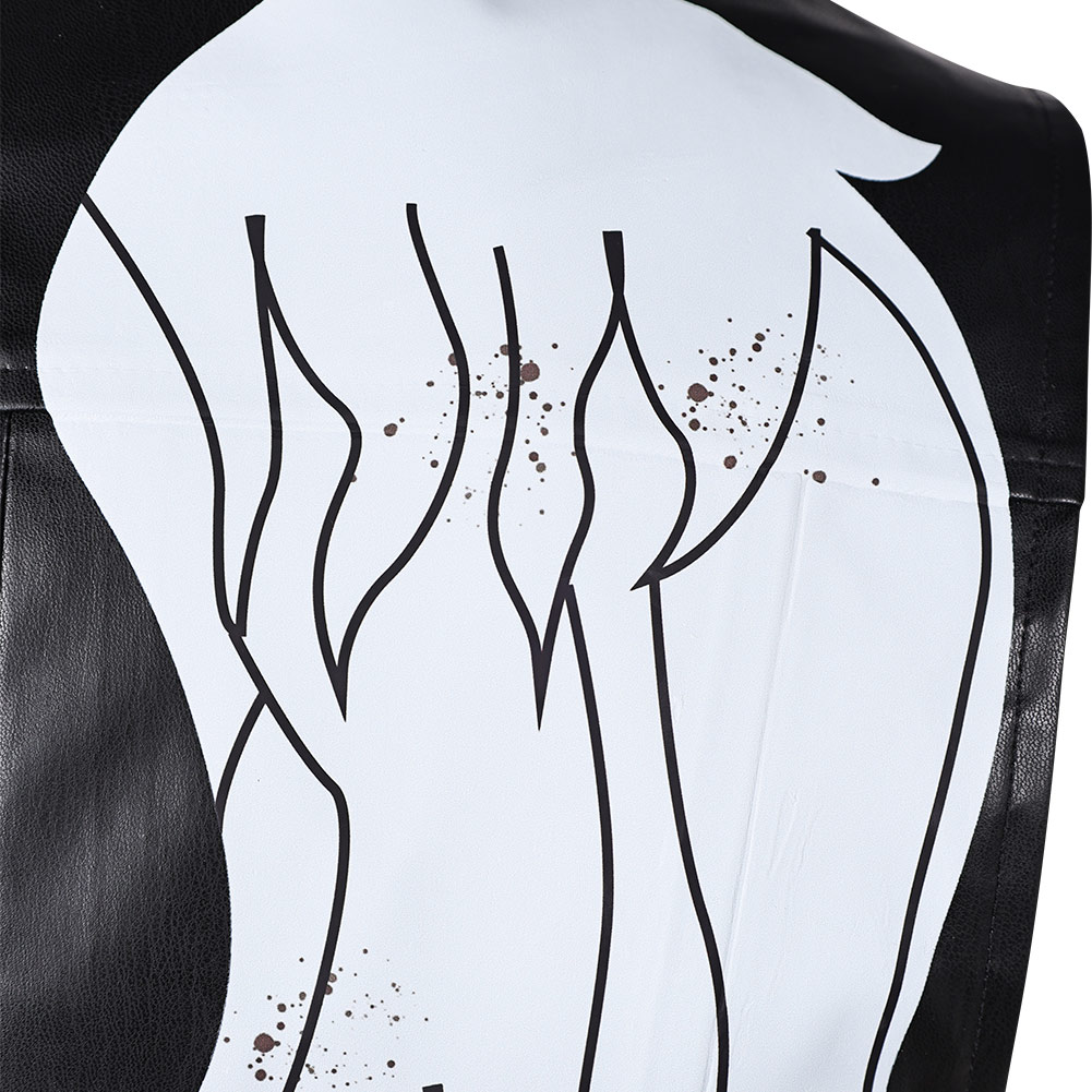 The Walking Dead: Daryl Dixon Daryl Dixon Black Leather Vest Outfits Halloween Cosplay Costume