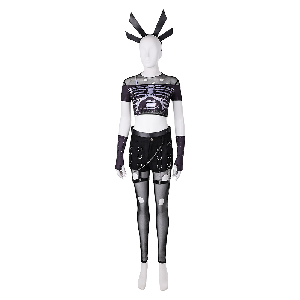 Rivals Magik Inspired Punk Outfits Halloween Carnival Cosplay Costume