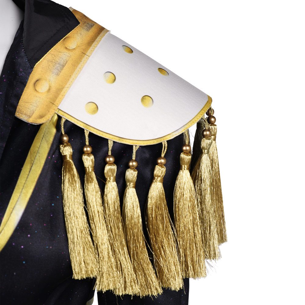 Kpop Demon Hunters Mira Golden Black Uniform Top Skirt Set Halloween Carnival Party Cosplay Costume