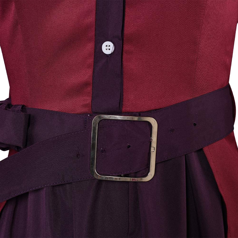 Deadlock Vindicta Red Dress Outfits Halloween Carnival Cosplay Costume