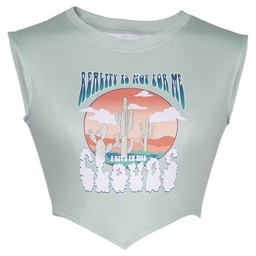 The Substance (2024) Sue Blue Tank Top Outfits Halloween Carnival Cosplay Costume