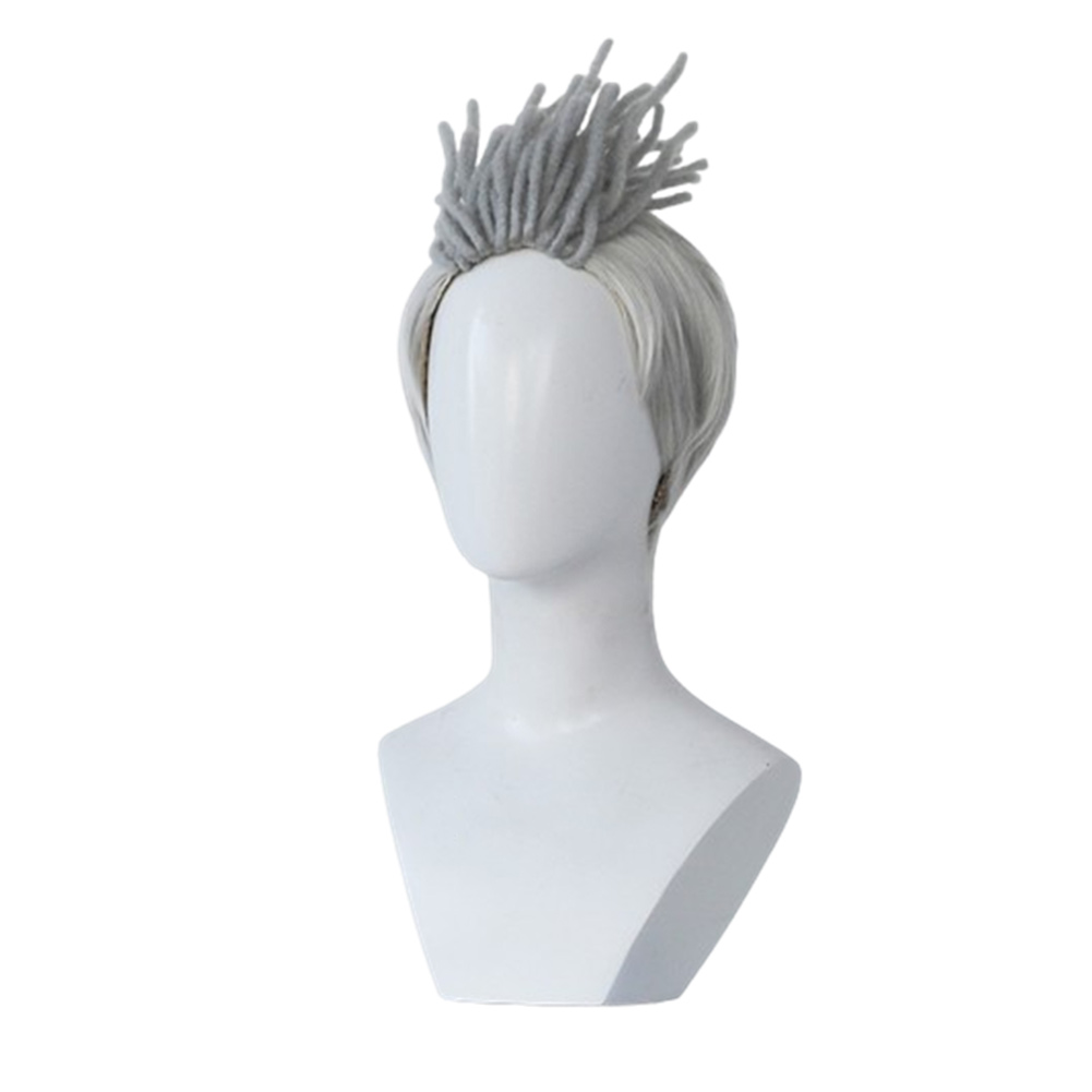 League of Legends Ekko Wig Heat Resistant Synthetic Hair Carnival Halloween Costume Accessories
