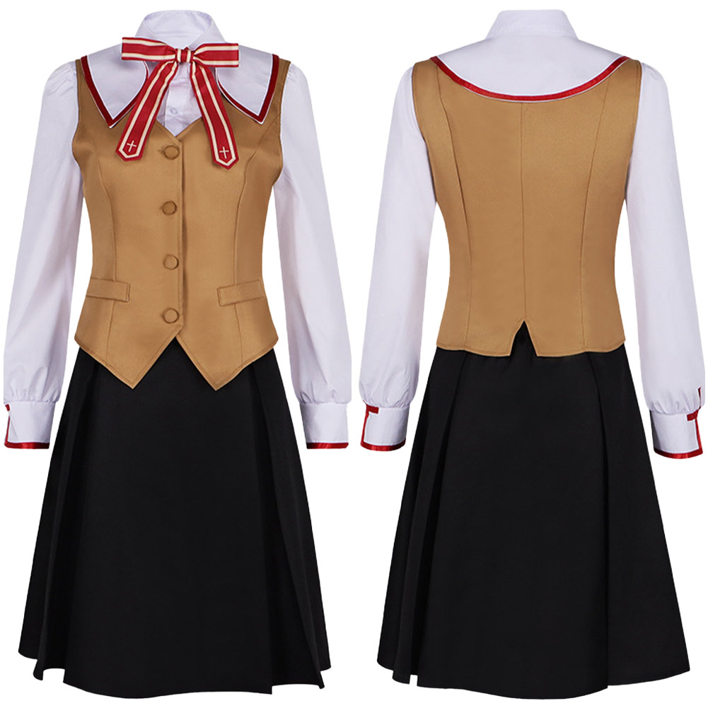 Fate/Stay Night Tohsaka Rin JK School Uniform Outfits Halloween Carnival Party Cosplay Costume