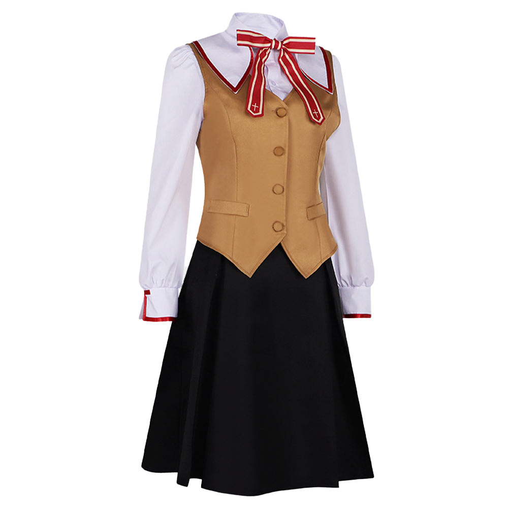 Fate/Stay Night Tohsaka Rin JK School Uniform Outfits Halloween Carnival Party Cosplay Costume