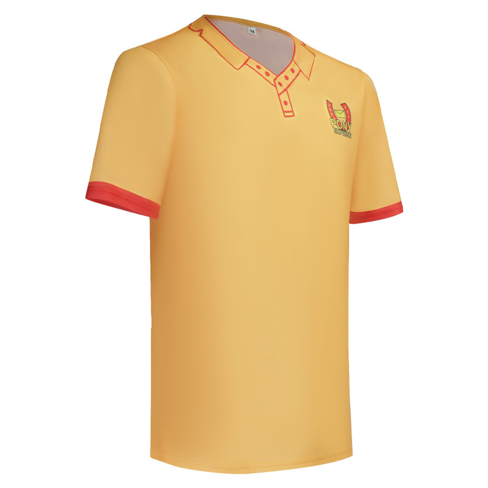 Mouthwashing Swansea Men Yellow Polo Shirt Halloween Carnival Party Cosplay Costume