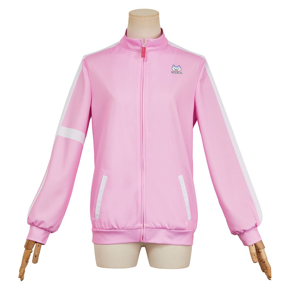 Medalist Yuitsuka Inori Pink Sportswear Jacket Outfits Halloween Carnival Cosplay Costume