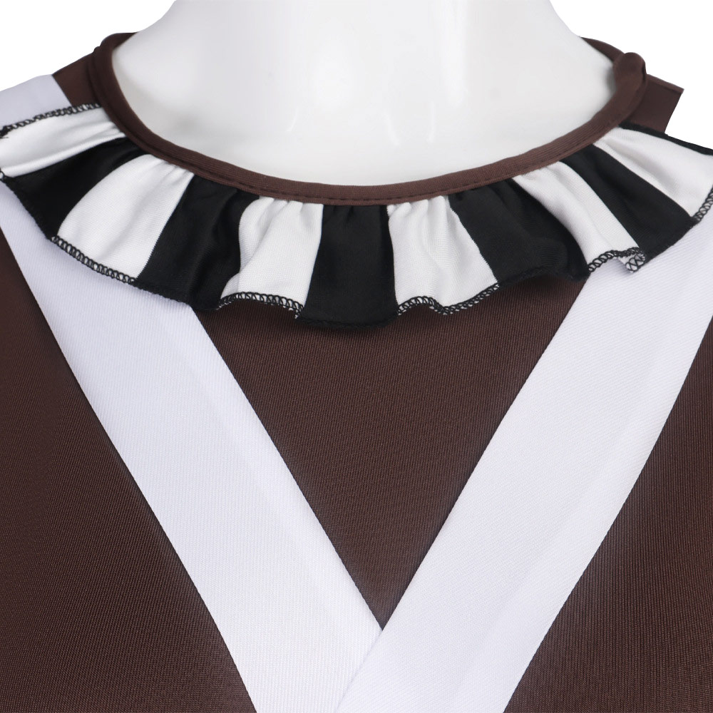 Charlie and the Chocolate Factory Chocolate Women Dress Outfit Halloween Carnival Cosplay Costume