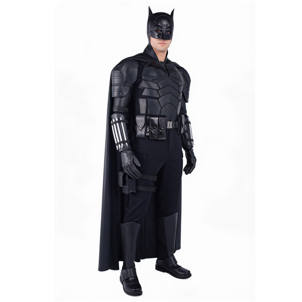The Batman Bruce Wayne Pants Cloak Outfits Cosplay Costume Halloween Carnival Suit
