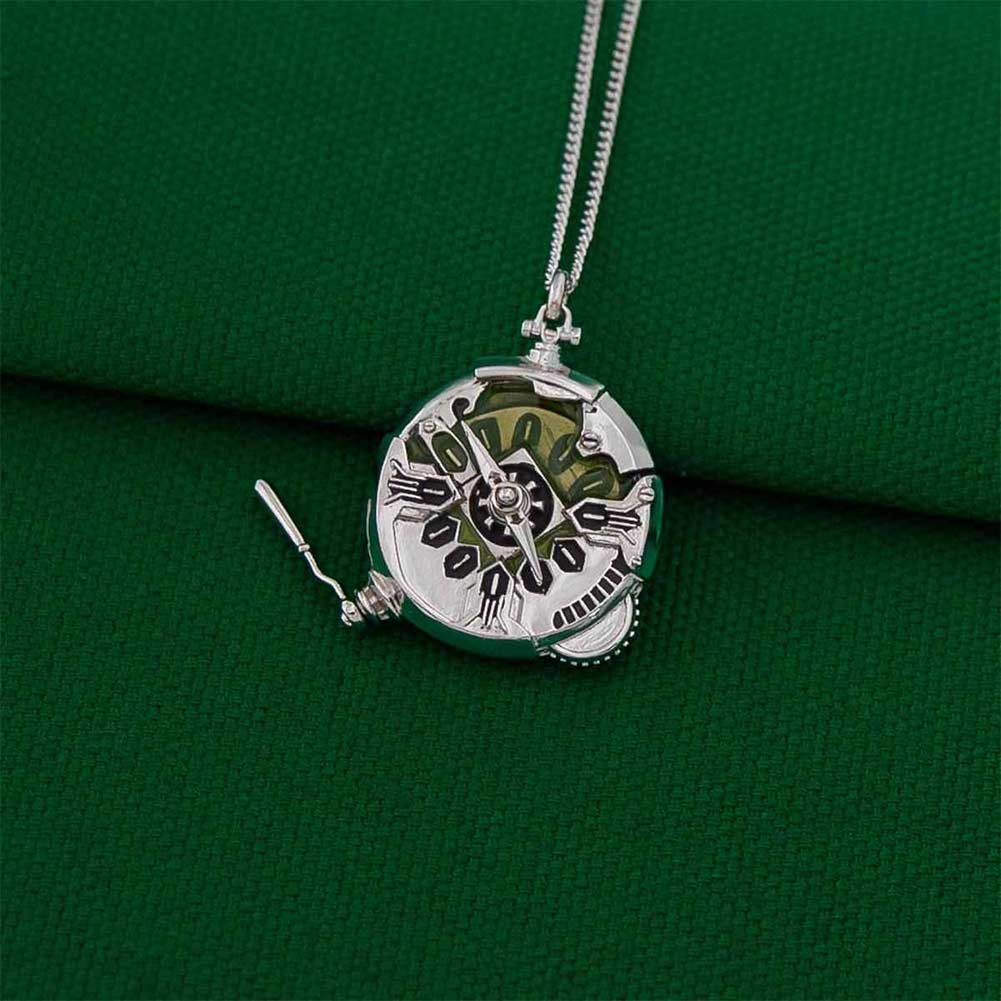 Arcane: League of Legends Ekko Pocket Watch Pendant Halloween Cosplay Necklace Costume Accessories