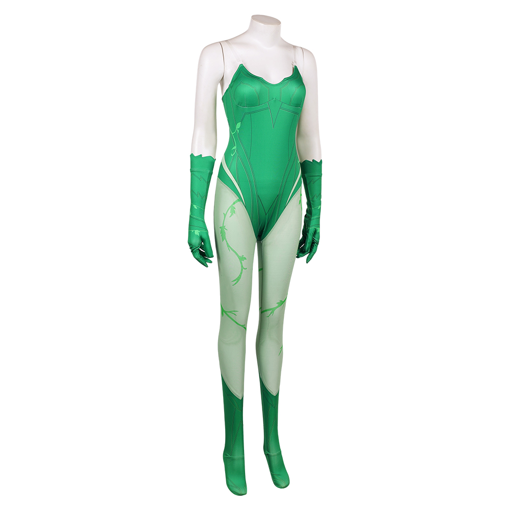 Dark Legion Poison Ivy Women Jumpsuit  Halloween Carnival Party Cosplay Costume