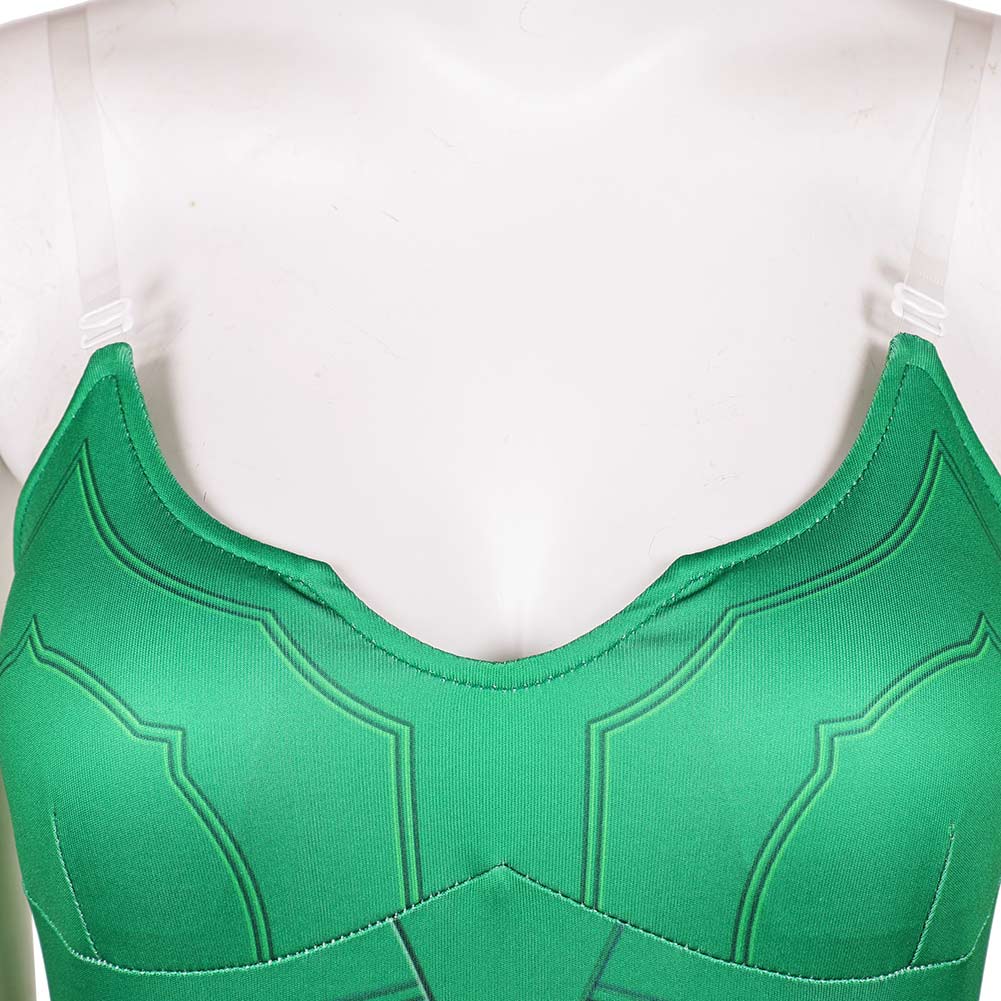 Dark Legion Poison Ivy Women Jumpsuit  Halloween Carnival Party Cosplay Costume