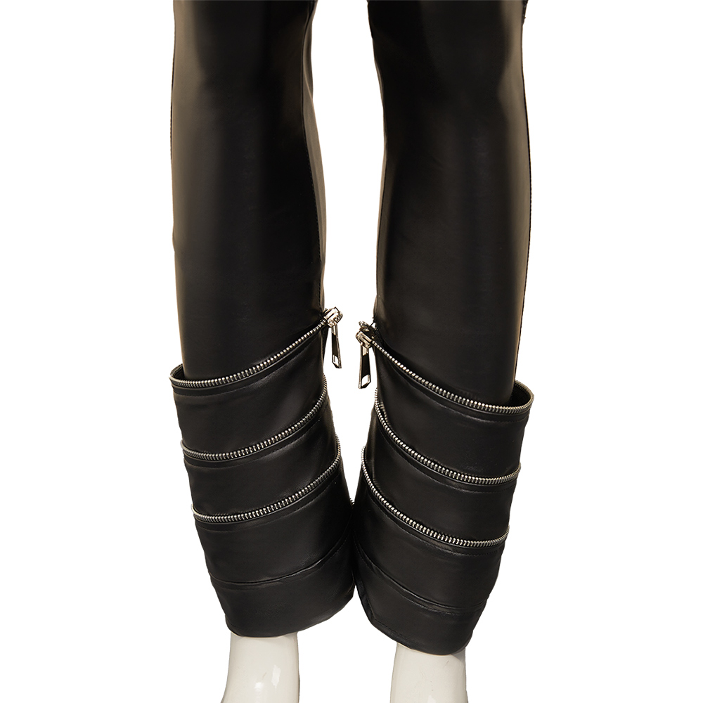 Kpop Demon Hunters Rumi Black Battle Suit Set Halloween Carnival Party Cosplay Costume