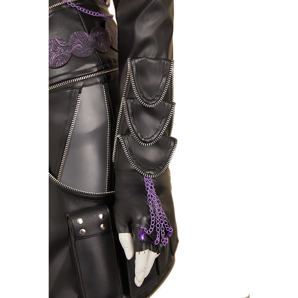 Kpop Demon Hunters Rumi Black Battle Suit Set Halloween Carnival Party Cosplay Costume