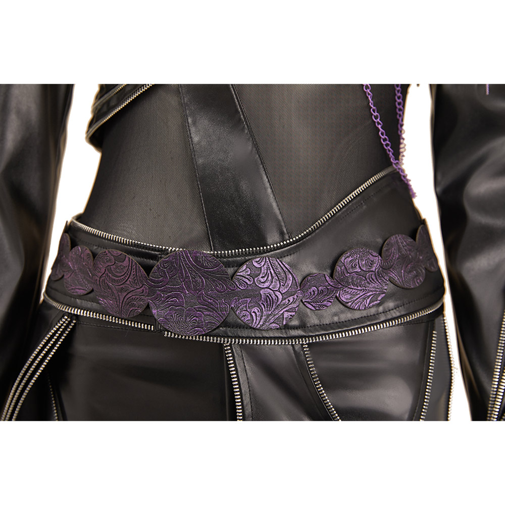 Kpop Demon Hunters Rumi Black Battle Suit Set Halloween Carnival Party Cosplay Costume