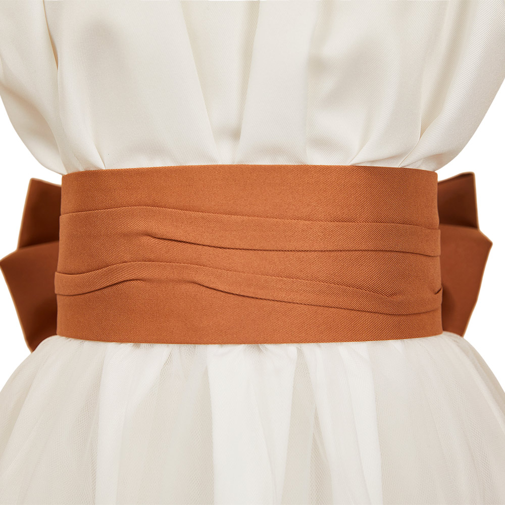 The Ugly Stepsister Elvira White Dress with Mask Outfits Halloween Carnival Cosplay Costume