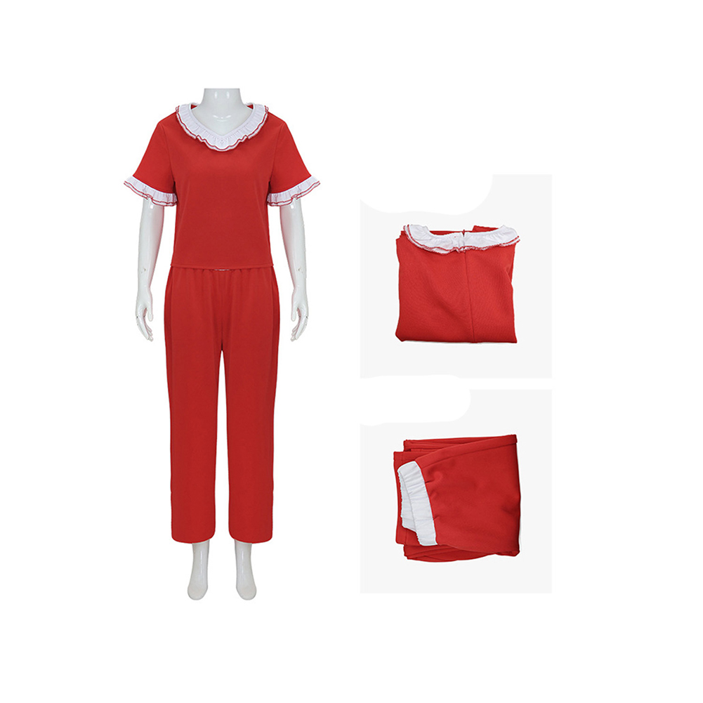 The Nightmare Before Christmas Sally Top Pants Set Outfits Halloween Carnival Cosplay Costume