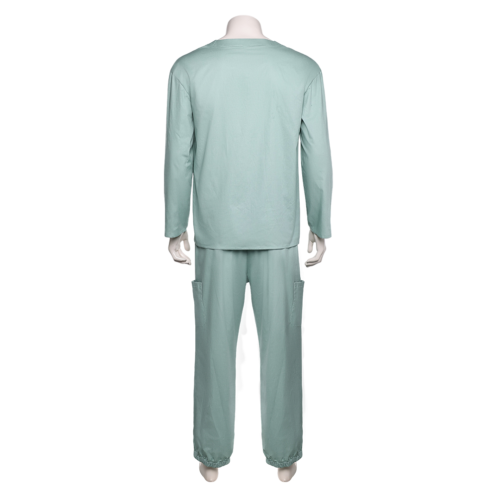 Thunderbolts (2025) Bob Green Shirt Pants Set Outfits Halloween Carnival Cosplay Costume