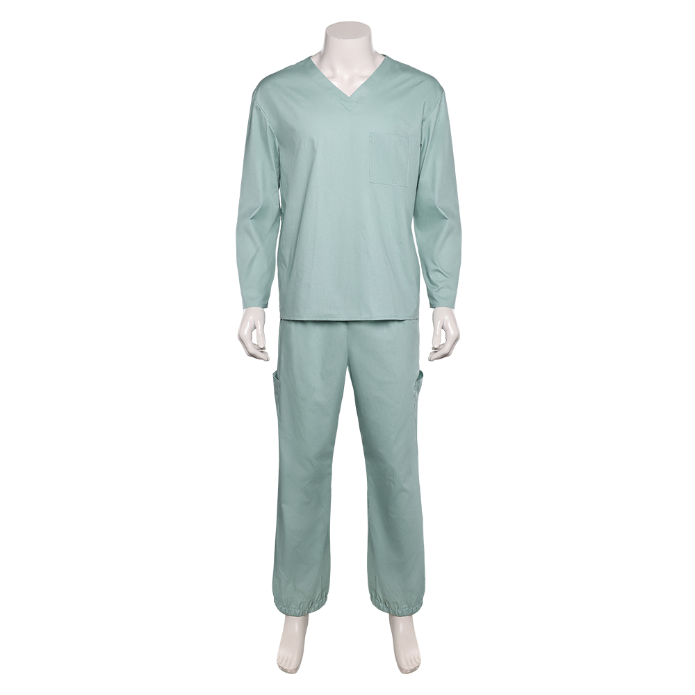 Thunderbolts (2025) Bob Green Shirt Pants Set Outfits Halloween Carnival Cosplay Costume