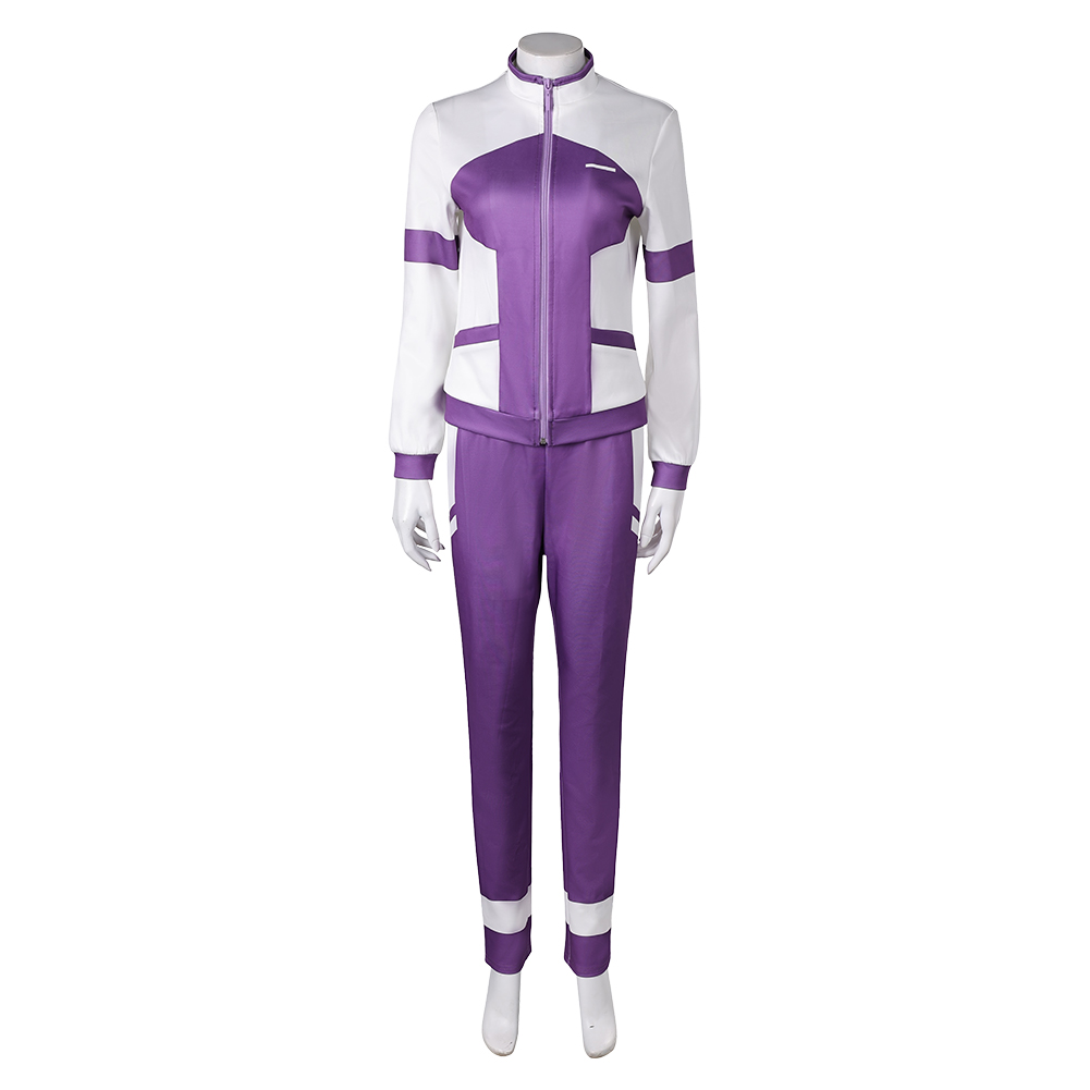 Pretty Derby Mejiro McQueen Women Purple Sportswear Halloween Carnival Cosplay Costume